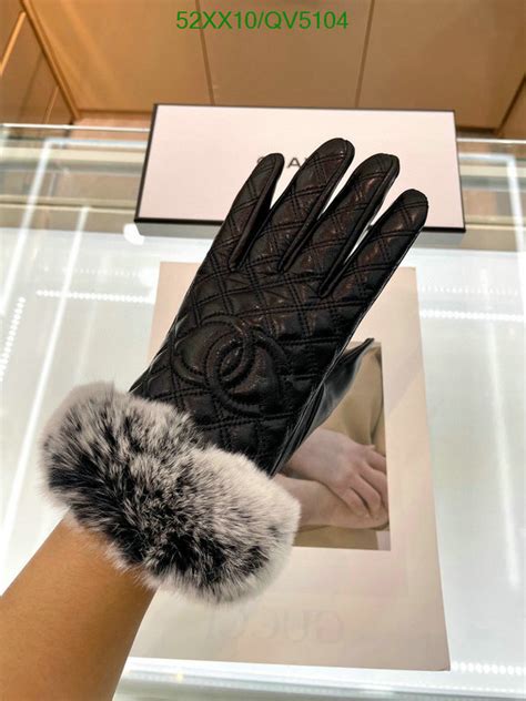 replica chanel leather gloves|used leather chanel gloves.